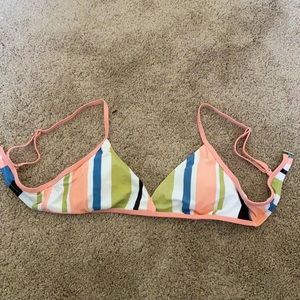 Stripped Bathingsuit Top